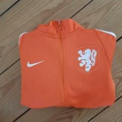 Nederlands elftal nike trainingsjack, maat 128-137 S. Zgan