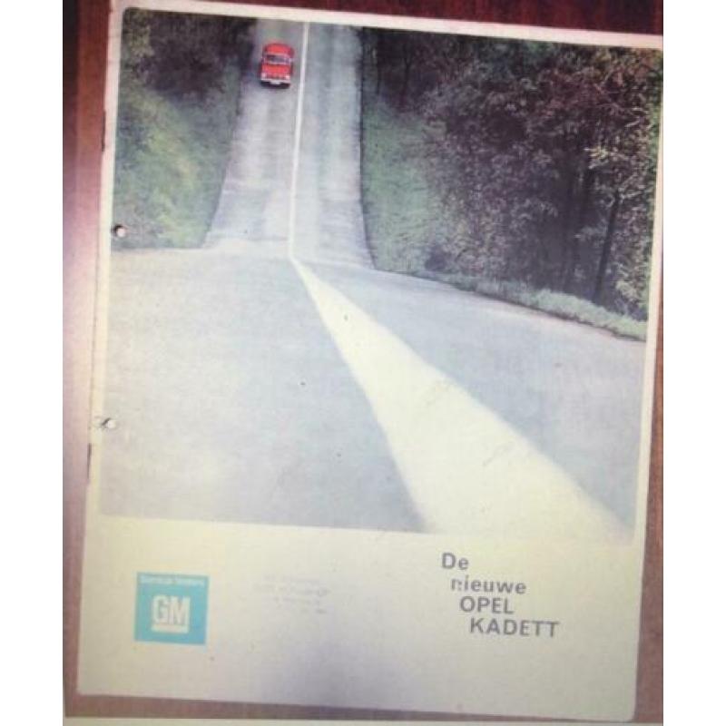 Opel kadett folder oud