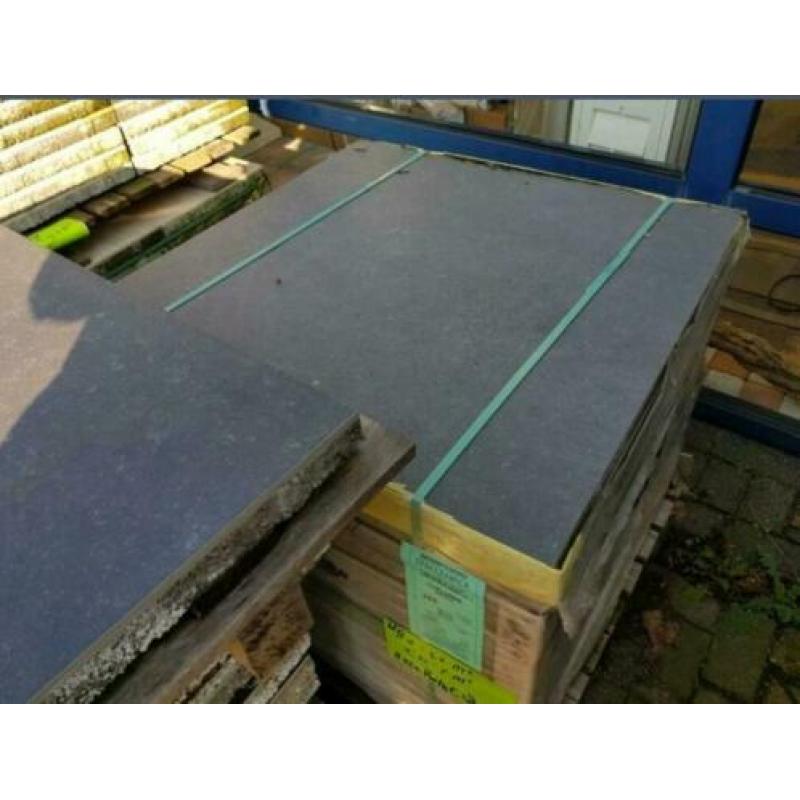 10,08m² geoceramica antraciet 80x80x4 terrastegels s-partij