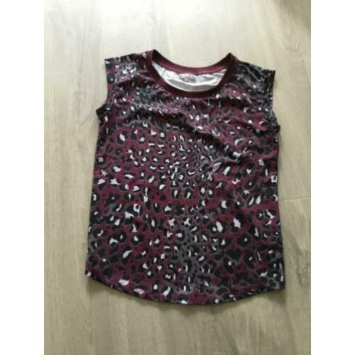 ????NIEUW CS Paris animal top bruin zwart grijs mt L 42 44