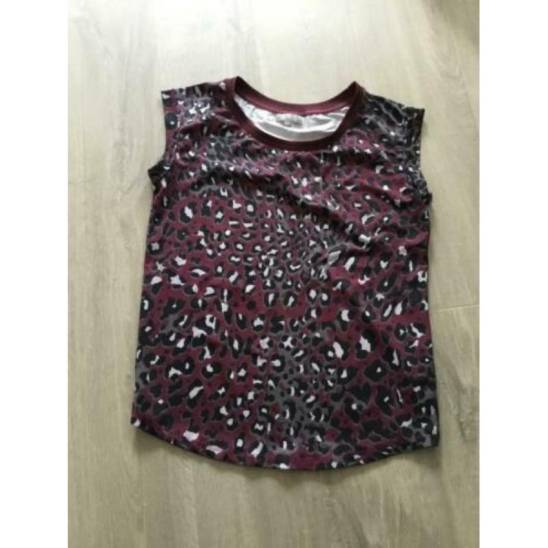 ????NIEUW CS Paris animal top bruin zwart grijs mt L 42 44