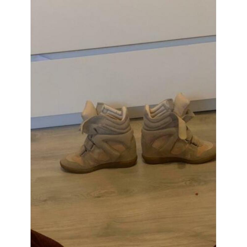 Beige Isabel Marant sneakers