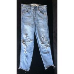 H&M, high slim cropped jeans, jeans, maat 36