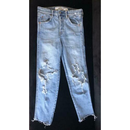 H&M, high slim cropped jeans, jeans, maat 36