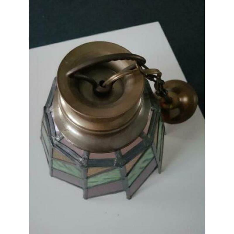 Vintage glas in lood Plafondlampen