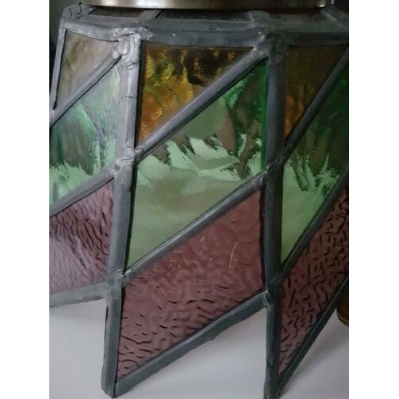 Vintage glas in lood Plafondlampen