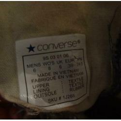 Supergave sneakers van Converse All Star vintage model mt 39