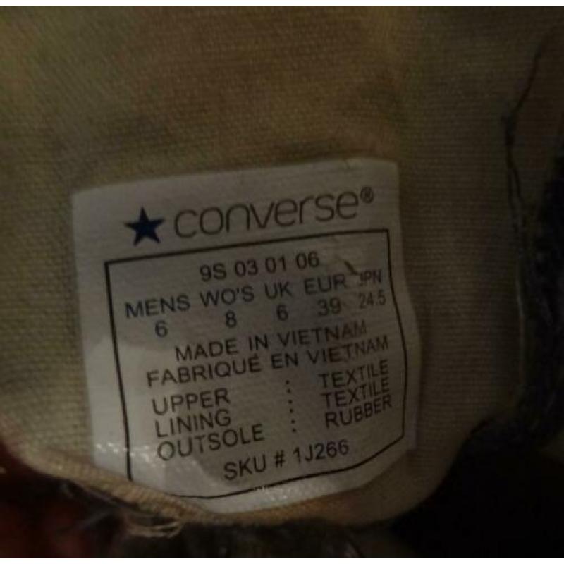 Supergave sneakers van Converse All Star vintage model mt 39