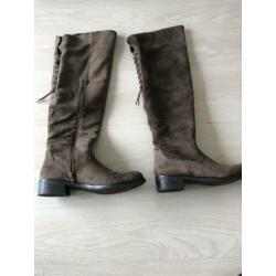 laarzen Bruin Taupe kleurige suède look mt 41