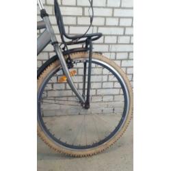 Jongens Fiets 24 inch Grijs.