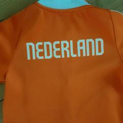 Nederlands elftal nike trainingsjack, maat 128-137 S. Zgan
