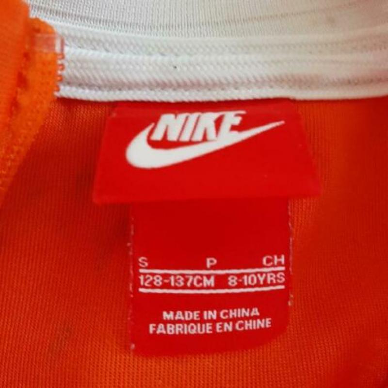 Nederlands elftal nike trainingsjack, maat 128-137 S. Zgan