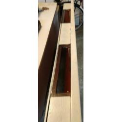 Massief houten brocante eettafel 180 x 90