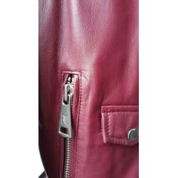 NIKKIE LEREN JACK/ jas, NIEUWST, mt 34/36, XS,S
