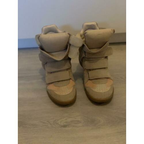 Beige Isabel Marant sneakers