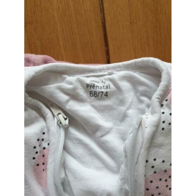 Meisjes slaapzak 68/74 prenatal. (2x)