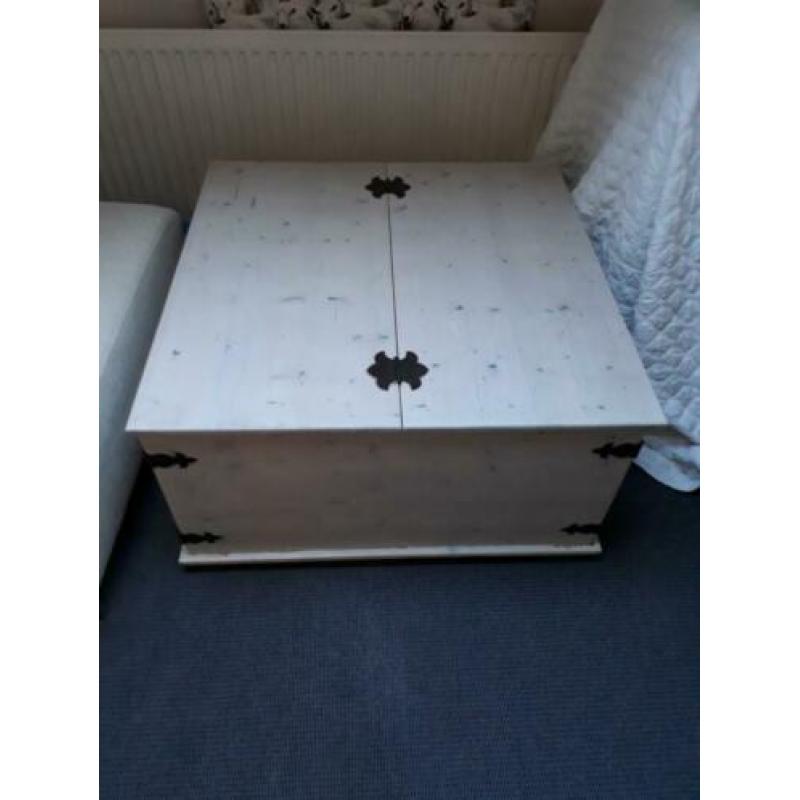 Salontafel en opbergkist in een!