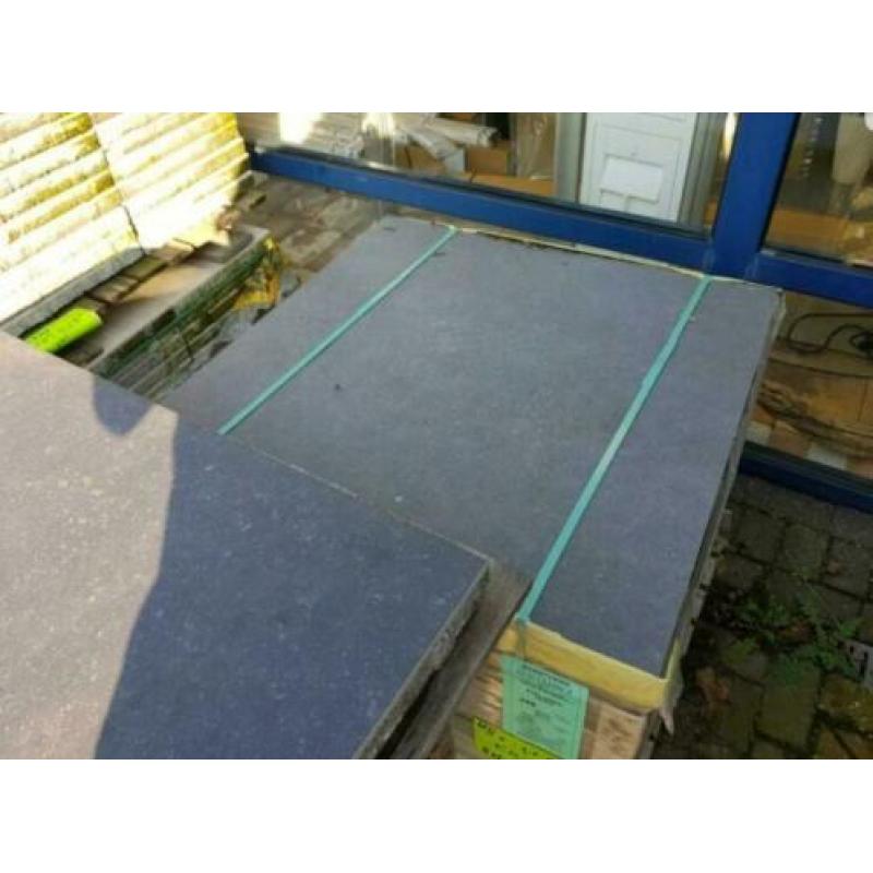 10,08m² geoceramica antraciet 80x80x4 terrastegels s-partij
