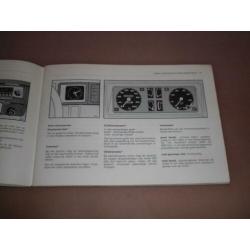 Handleiding/ instructieboekje Opel Kadett/ 1982