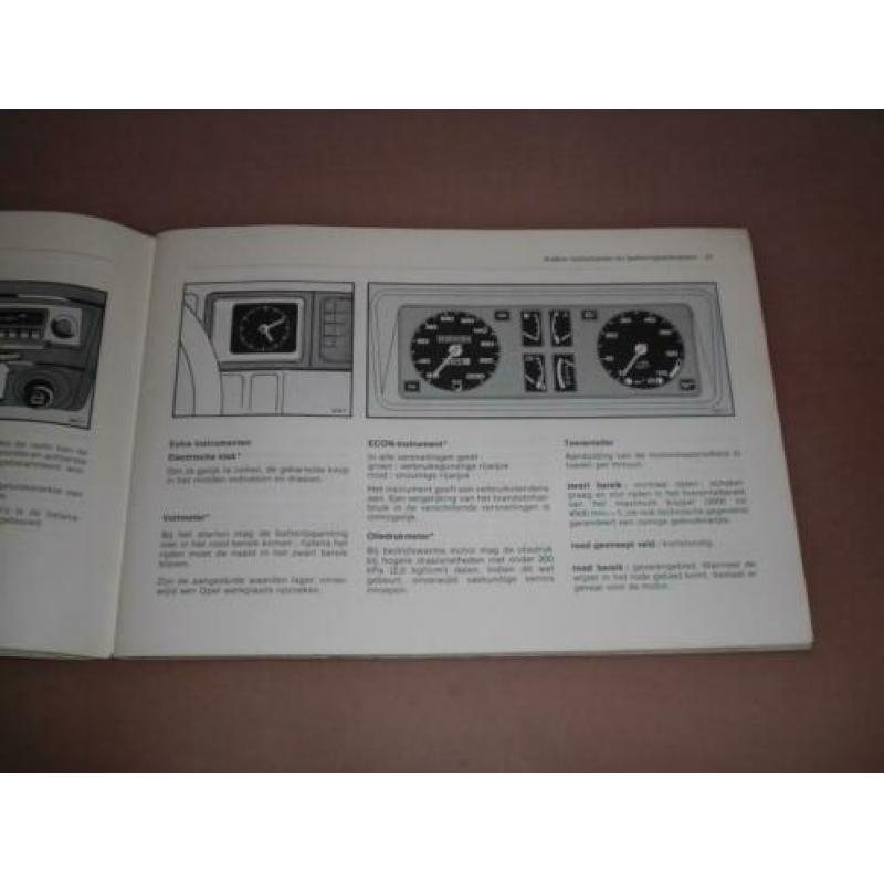 Handleiding/ instructieboekje Opel Kadett/ 1982