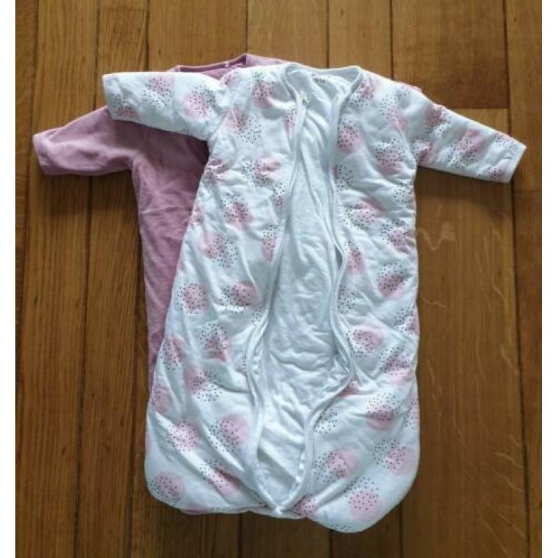Meisjes slaapzak 68/74 prenatal. (2x)