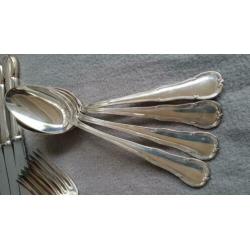 WMF verzilverd bestek - Patent 45 - 14 delig - Brocante