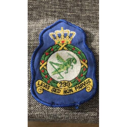 Crown kroon badge 299 sqn kleine versie