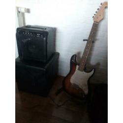 Elektrische gitaar SX Gustom Handmade