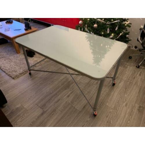 Bureau tafel met glasplaat