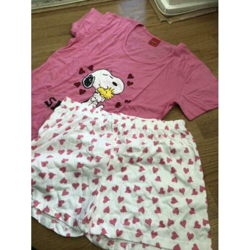 Nieuw Snoopy maat L pyjama