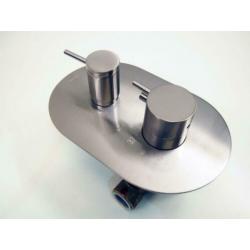 Supergrif d38 RVS-304 inbouw thermostaat doucheset