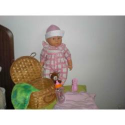baby pop met functie +koffertje met acc