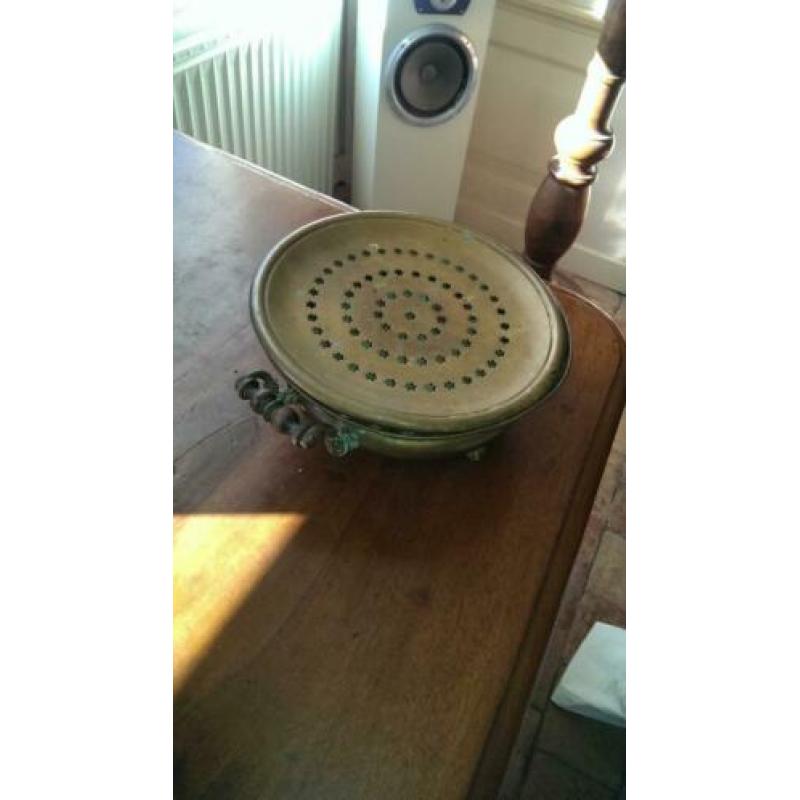 koperen schalen/rechaud