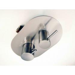 Supergrif d38 RVS-304 inbouw thermostaat doucheset