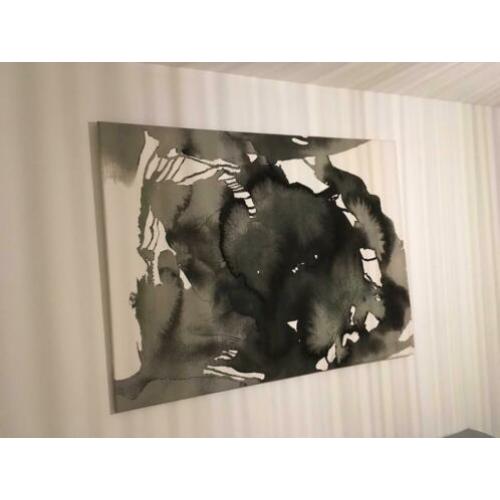 Schilderij (120 breed - 90 cm hoog) - stof op doek