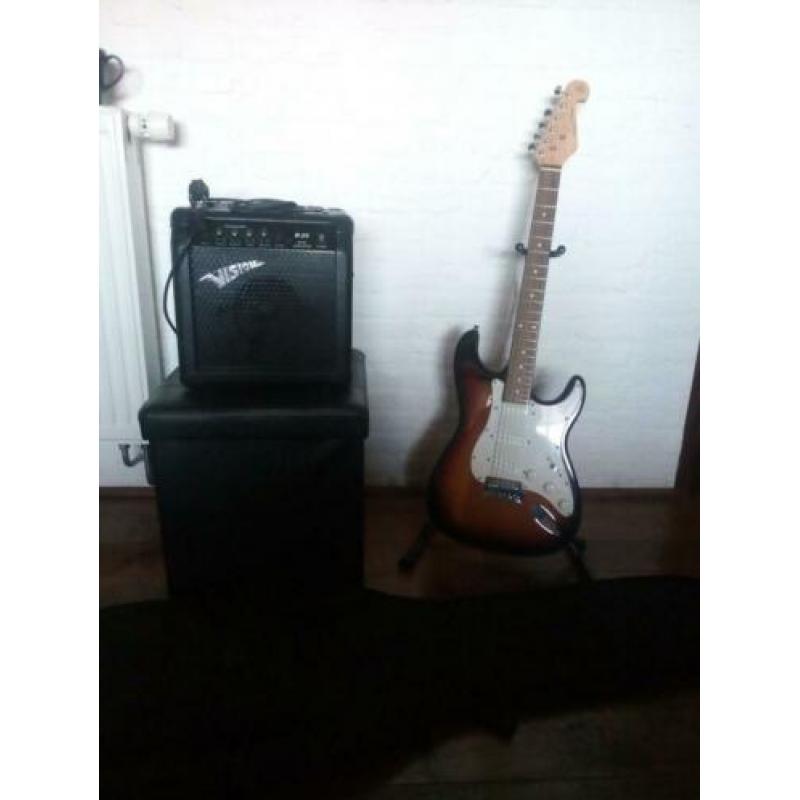Elektrische gitaar SX Gustom Handmade