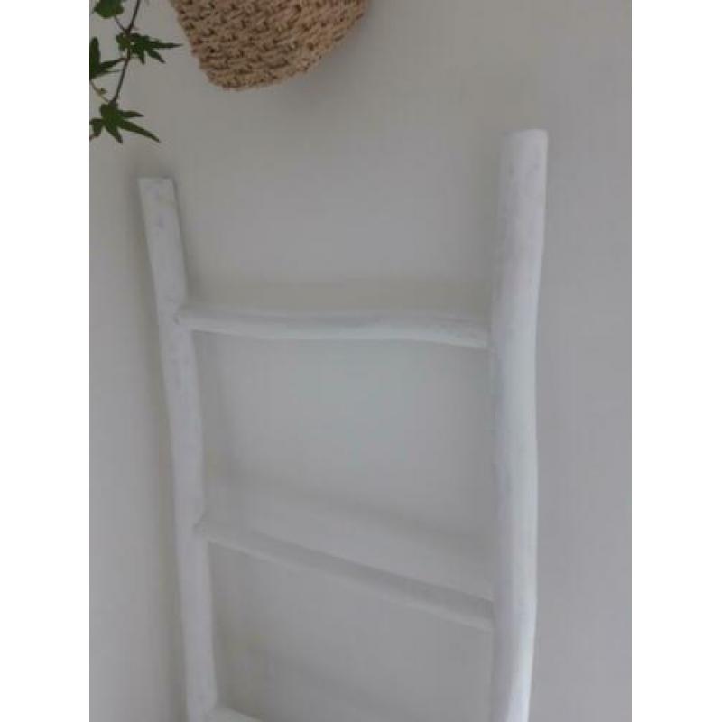 Mooie teak houten ladder uit Indonesië