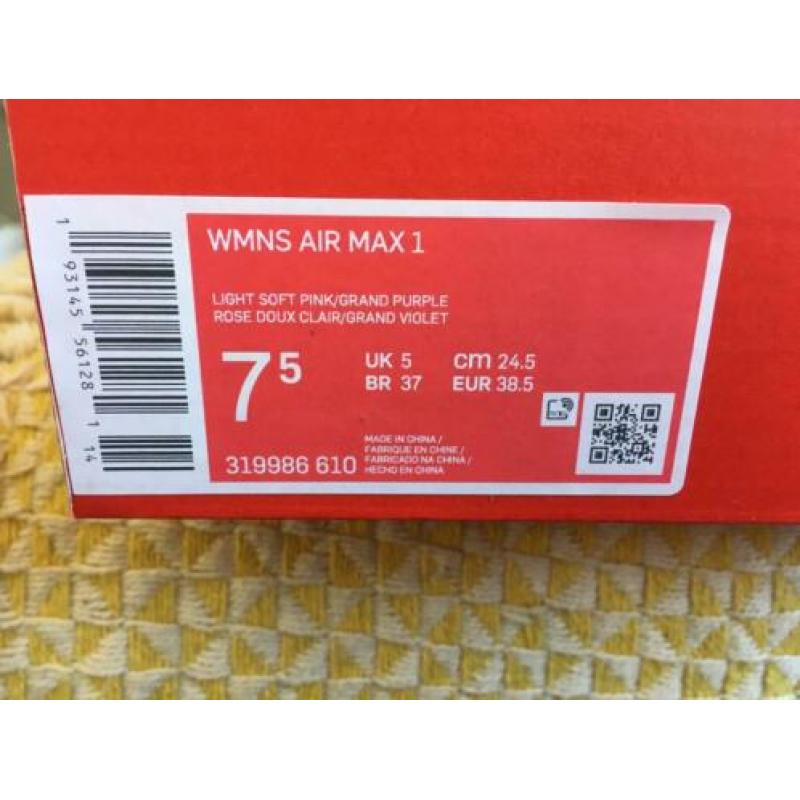 Nike air Max 1 Grand Purple 38,5 38.5 ds