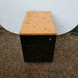 Ladeblok metaal zwart 57x43 cm, 2 lades, KSB Breda LB078