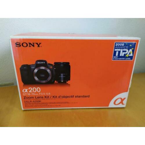 Sony a200 digitale spiegelreflexcamera