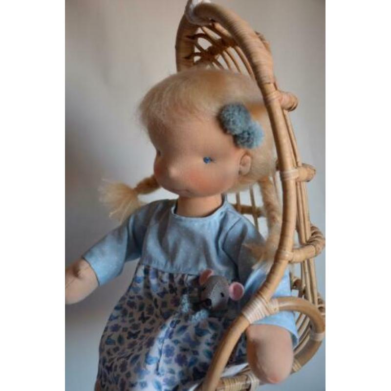 Zonnekindpop 43cm waldorf pop zonnekind vrijeschool