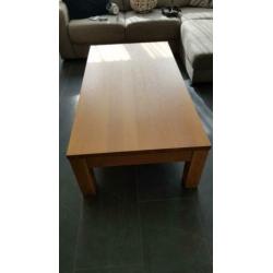 salontafel eikenfineer 1.30cmx0.70cmx0.38cm