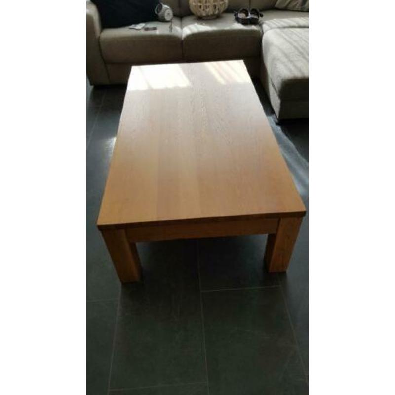 salontafel eikenfineer 1.30cmx0.70cmx0.38cm