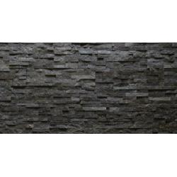 natuursteen wandstrips breukruw Himalaya Black Quartsiet