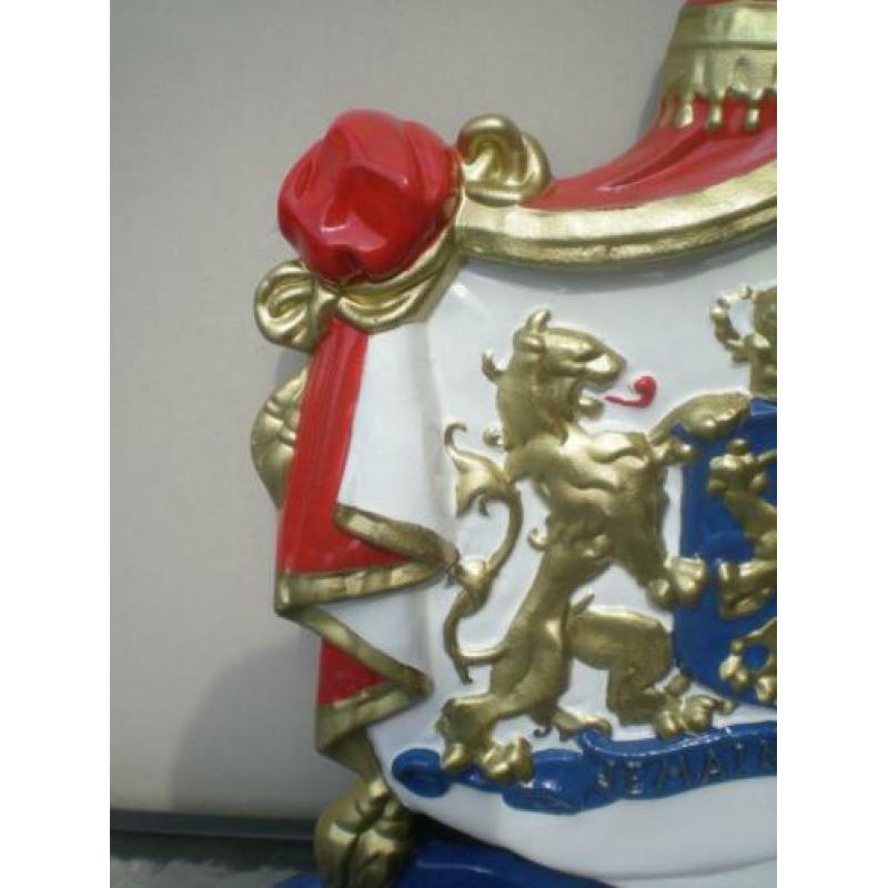 Wapenschild, je maintiendrai, hofleverancier - gietijzer 9Kg
