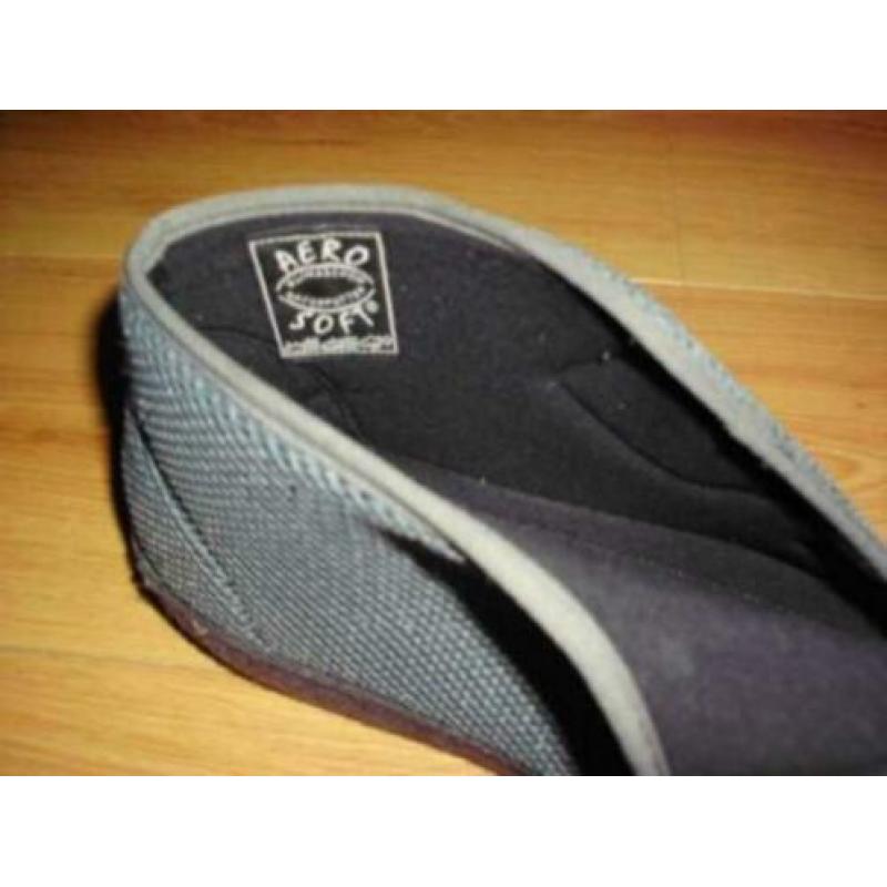 Verband-sloffen mt.41 Perdia soft donkergrijs met anti slip