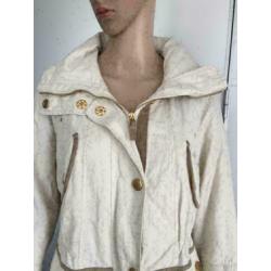 C425 DAMO maat 38=M jas regenjas tussenjas zomerjas beige