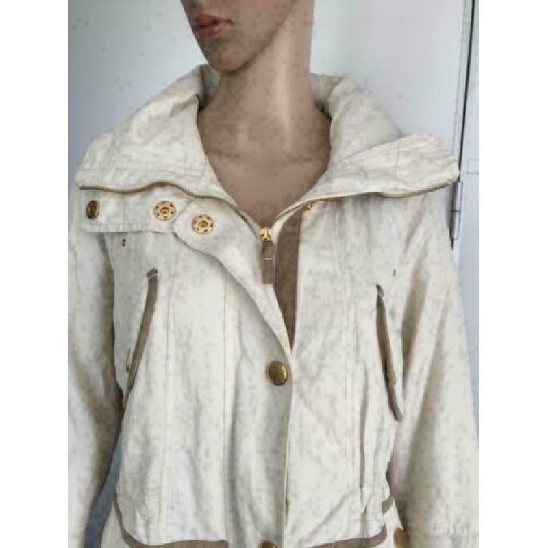 C425 DAMO maat 38=M jas regenjas tussenjas zomerjas beige