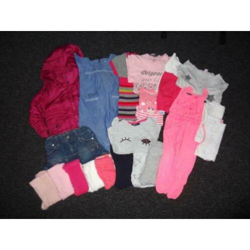Pakket meisjes kleding maat 86