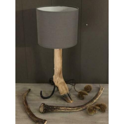 Oude wildlamp antieke lamp schemerlamp staande lamp zeldzaam